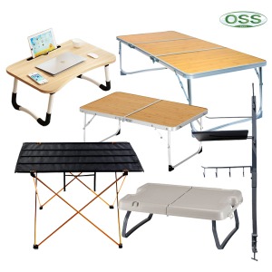 캠핑용품 테이블 모음 (미니, 접이식, 수납 케이스, 좌대 거치렉)