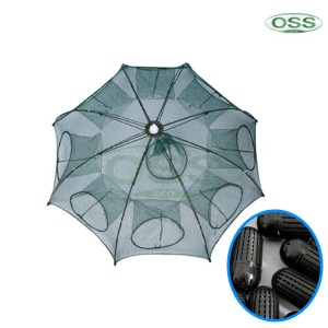 OSS 원터치 8구 우산형 새우망